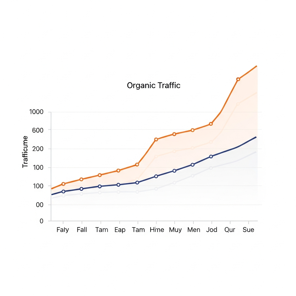 Organic Traffic Growth Chart